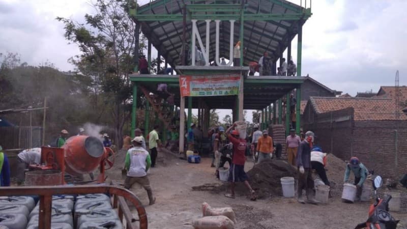 Membangun Gedung NU Tanjung di Brebes dengan Koin