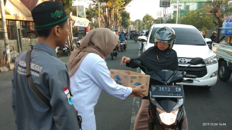 Peduli Pengungsi, PMII Universitas Muhammadiyah Jember Galang Dana