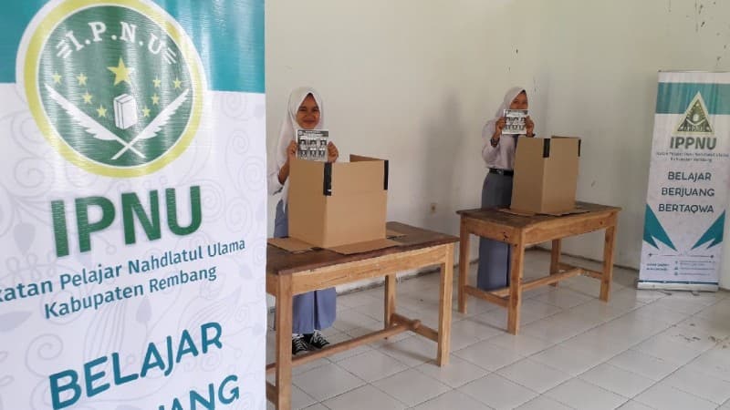 Sambut Hari Santri, SMK Ini Ganti OSIS Jadi IPNU-IPPNU