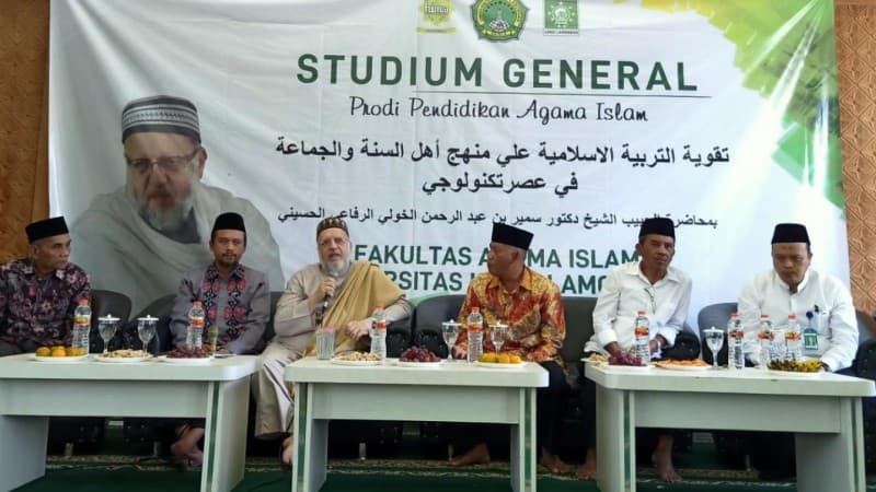 Perkuat Akidah, Unisla Undang Syaikh Samir dari Lebanon