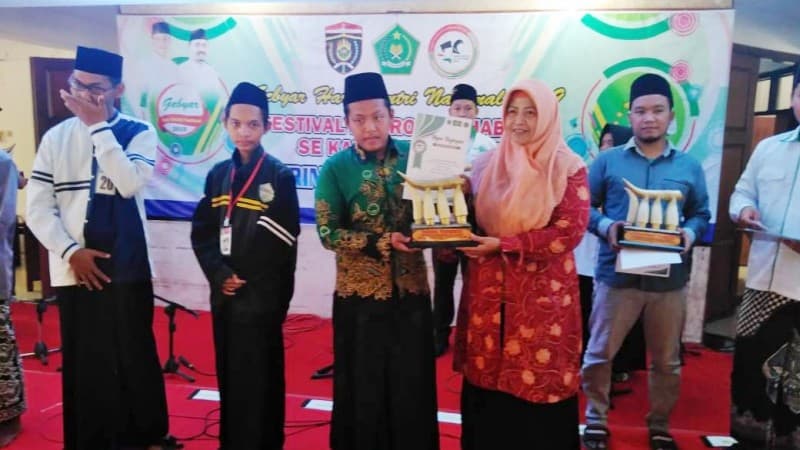 Bertema Religi, PCNU dan Pemkab Ngawi Rayakan Hari Santri 2019