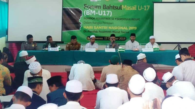Di Bondowoso Digelar Bahtsul Masail untuk Santri Usia 17 Tahun