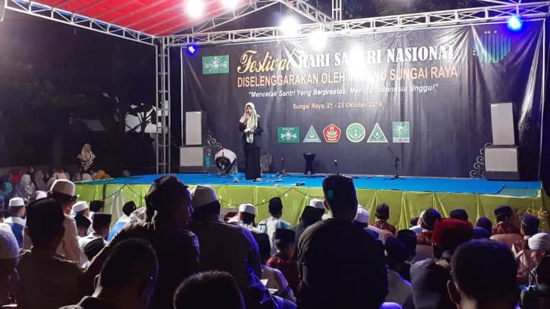 Di Kawasan Kubu Raya Kalbar Digelar Festival Hari Santri 