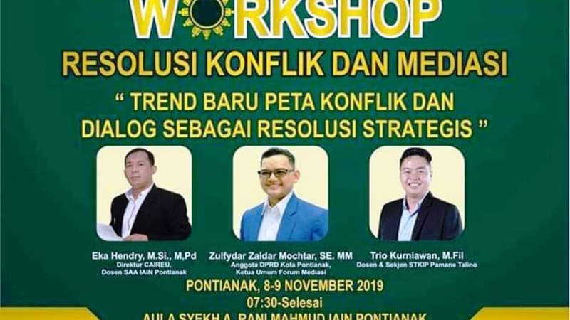 IAIN Pontianak Gelar Lokakarya Nasional Redam Konflik 