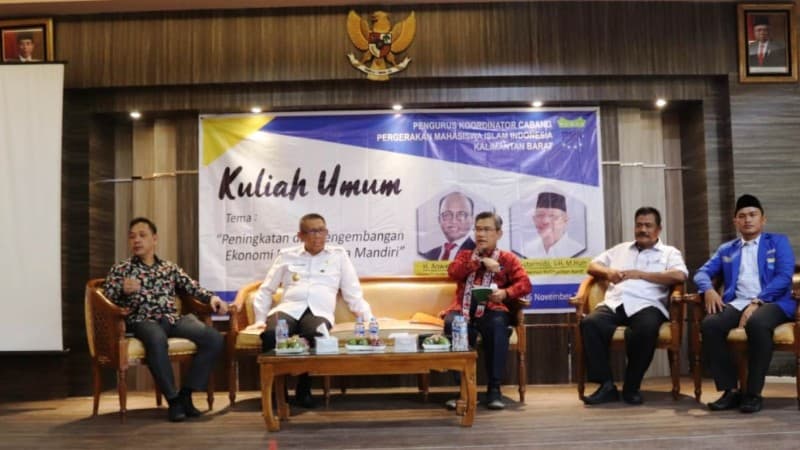 Gubernur Ajak PMII Jadikan Seluruh Desa di Kalbar Mandiri