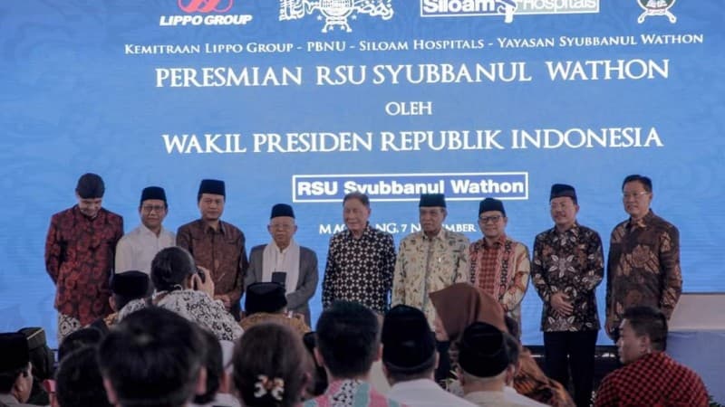 Wapres Kiai Ma’ruf Resmikan Rumah Sakit Syubbanul Wathon Tegalrejo