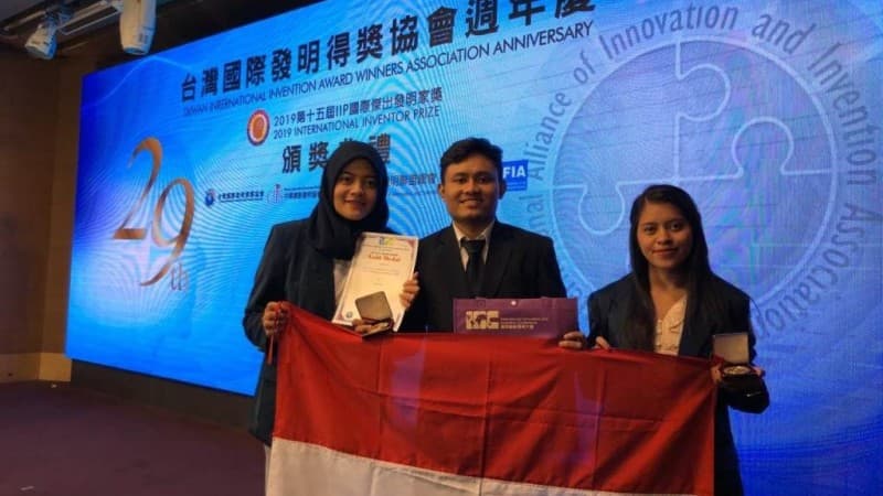 Kader PMII Raih Emas di Ajang Penemuan dan Inovasi Masyarakat China di Taiwan