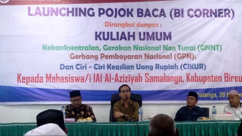 Tingkatkan Literasi, IAI Al-Aziziyah Bireuen Miliki Pojok Baca