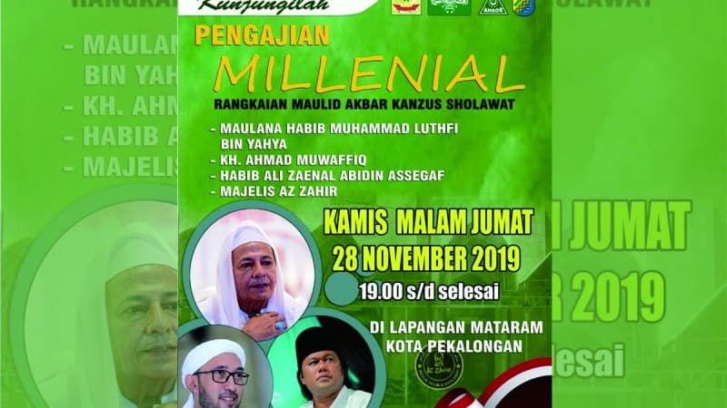 Semarakkan Peringatan Maulid Nabi, Habib Luthfi Gelar Ngaji Bareng Gus Muwaffiq