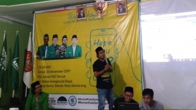 Perkuat Dakwah, Ansor di Semarang Siapkan Tim Siber 