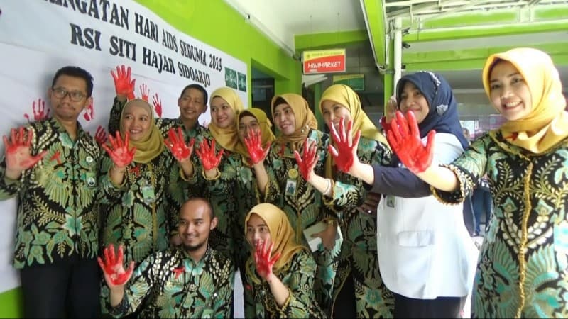 Begini Cara RSI Siti Hajar Sidoarjo Peringati Hari AIDS Sedunia