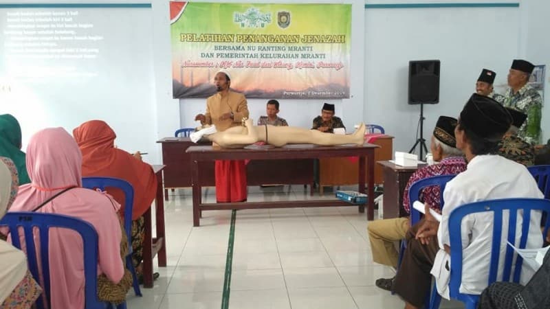 NU Mranti Gelar Pelatihan Pemulasaraan Jenazah