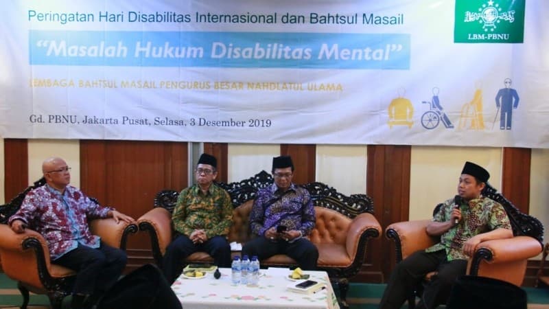 LBM PBNU Bahas Masalah Hukum Disabilitas Mental