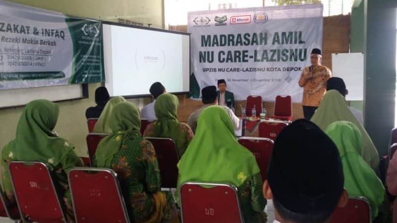 LAZISNU Depok Gerakkan Koin Muktamar ke Pengurus Ranting