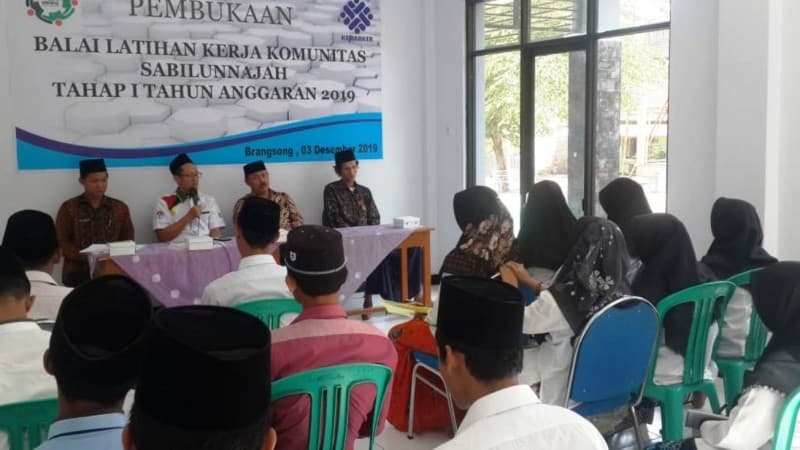 Pesantren Sabilunnajah Brangsong, Kendal Resmikan BLK Komunitas