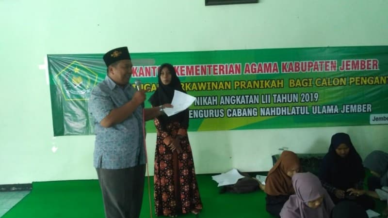 Perceraian di Jember Tinggi, NU Berikan Bimbingan Pra Nikah