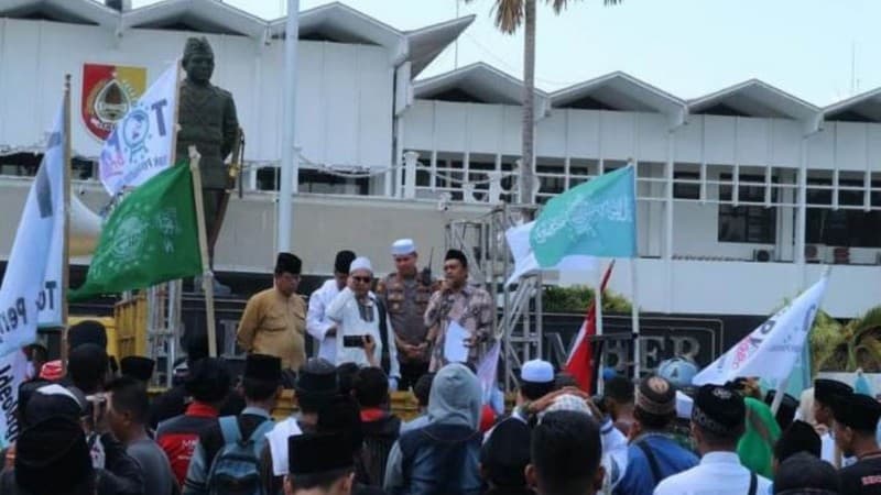 Cucu KH Ahmad Siddiq Pimpin Demo Tolak Radikalisme