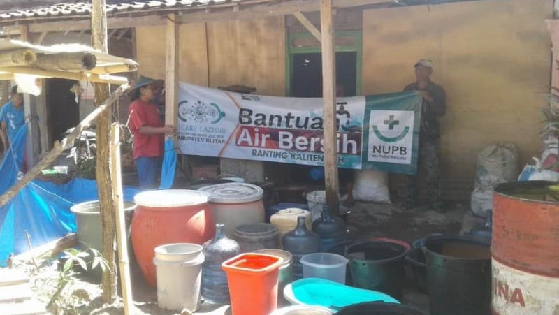 Kekeringan, LAZISNU Kalitengah Salurkan 177. 950 Liter Air Bersih untuk Warga
