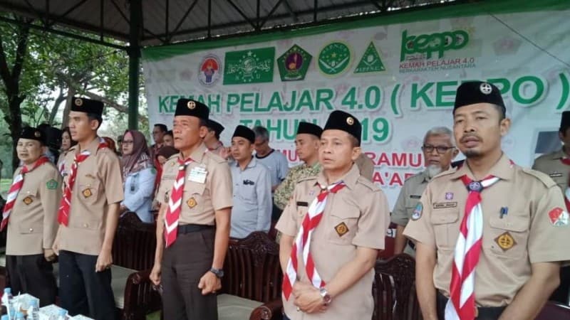 Sako Pramuka LP Ma’arif NU Adakan Kemah Pelajar 4.0 di Jakarta