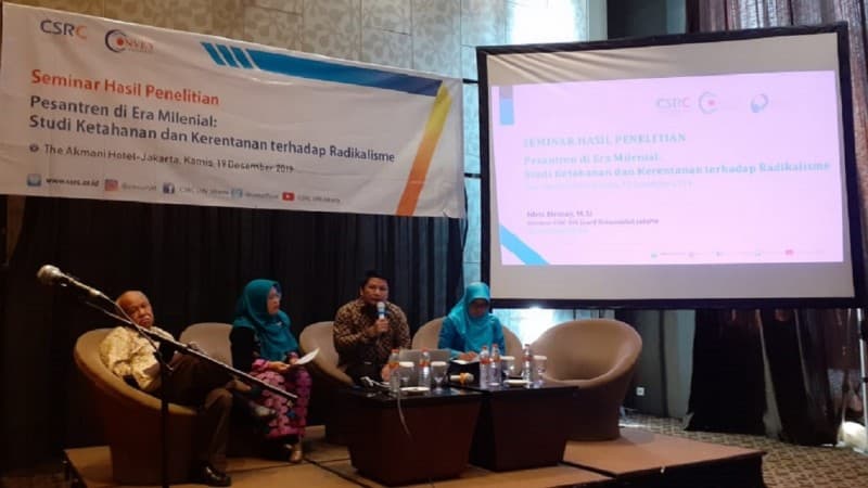 Penelitian CSRS UIN Jakarta: Pesantren Miliki Daya Tangkal Radikalisme