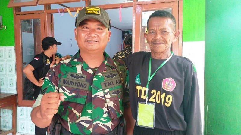 Tak Lekang Usia, Mbah Sikem Bangga Gabung Banser