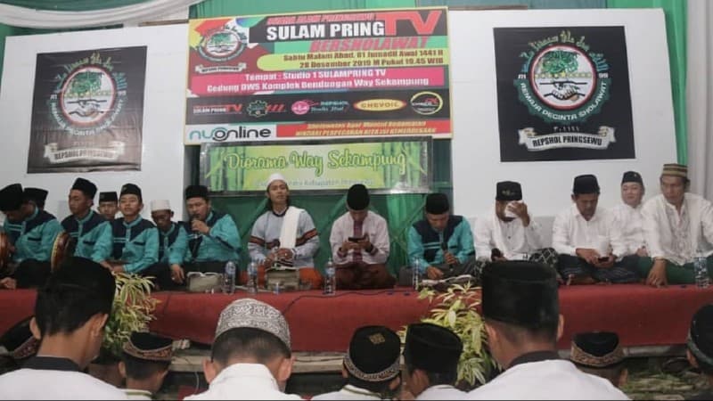 Berkah Shalawat, Cinta Agama dan Negara Pemuda Pringsewu Semakin Kuat