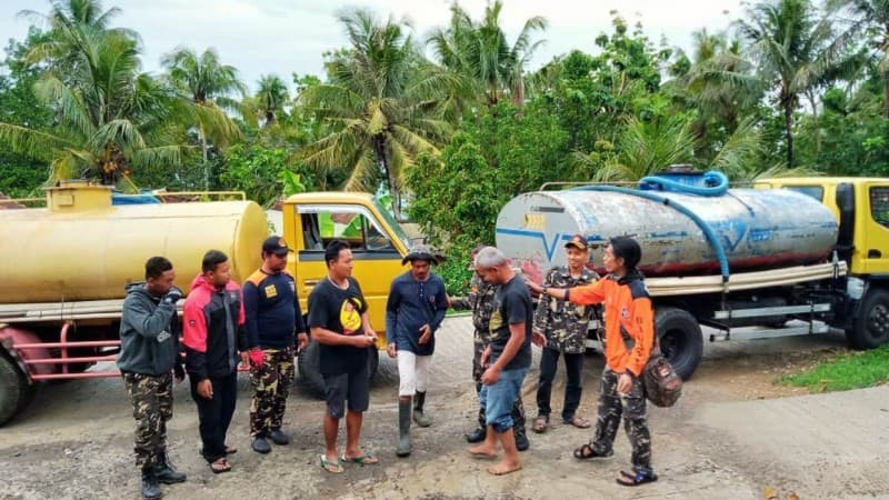Warga di Bantul Kesulitan Air, Banser Tanggap Bencana Kirim Bantuan
