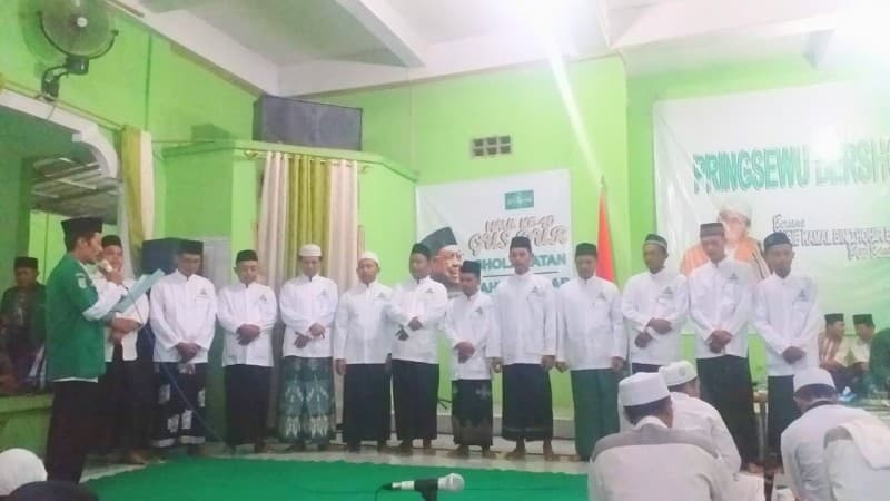 Bareng Haul Gus Dur, Pengurus Rijalul Ansor Pringsewu Dikukuhkan