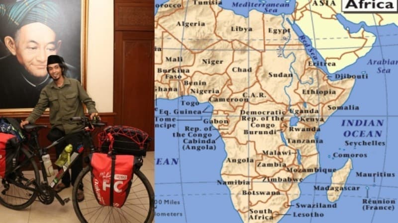 Kaleidoskop 2019: Warga NU Jelajahi Afrika dengan Sepeda