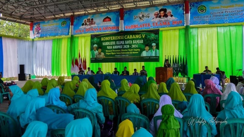 Duet KH Mu'in Abdurrahim-KH Roidi Al Farizi Pimpin PCNU Kota Banjar