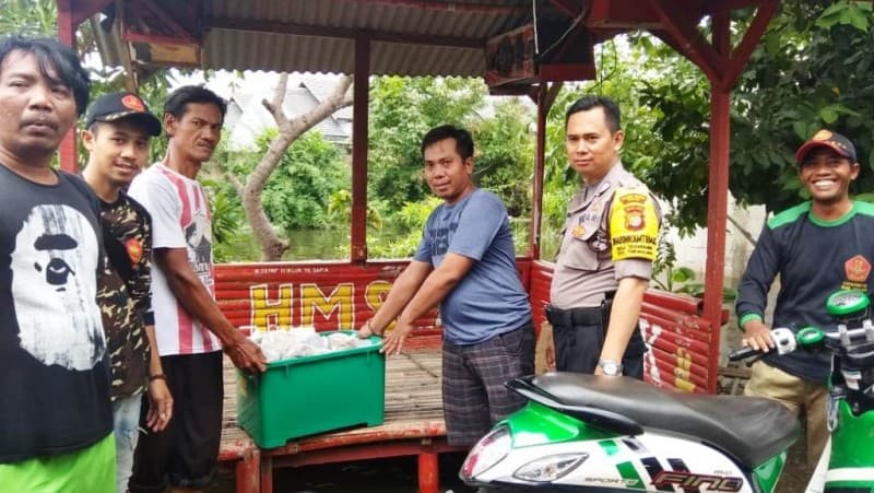 Pastikan Warga Tidak Kelaparan, Banser di Bekasi Dirikan Dapur Umum