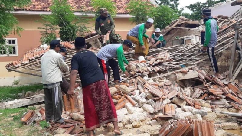 GP Ansor Giligenting Sigap Bantu Korban Bencana