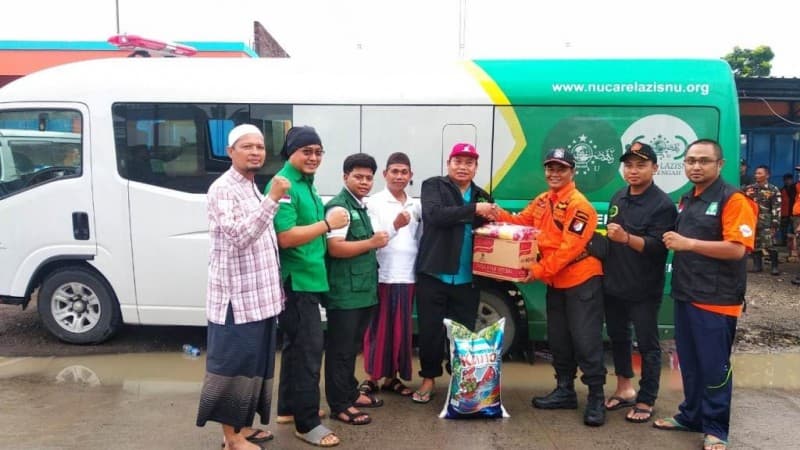 NU Peduli Jateng Salurkan Bantuan Bagi Warga Korban Banjir Grobogan