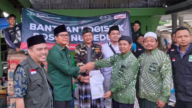NU Peduli Bantu Pesantren Terdampak Banjir Bandang di Lebak