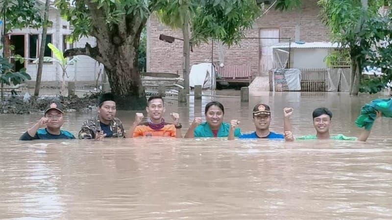 Turunkan Bagana, Ansor Subang Siaga Banjir