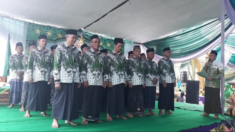 Pengurus MWCNU dan Muslimat Pagelaran Dilantik Bersama, Ini Pesan Ketua NU Pringsewu