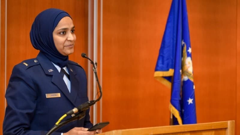 Saleha Jabeen, Wanita Muslim Pertama di Angkatan Udara AS