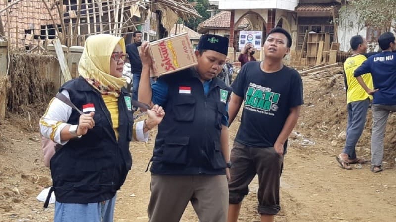 LPBI Banten Bertahan Bantu Warga Terdampak Banjir di Lebak