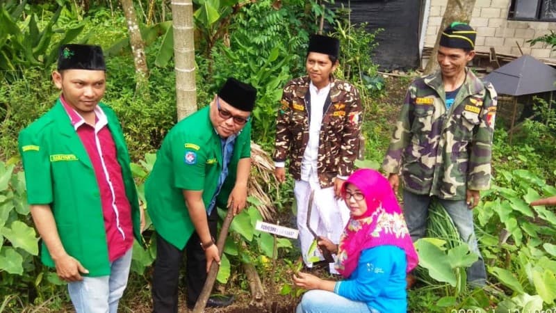 Ansor Kubu Raya Kalbar Gelar Gerakan Menanam Seribu Pohon