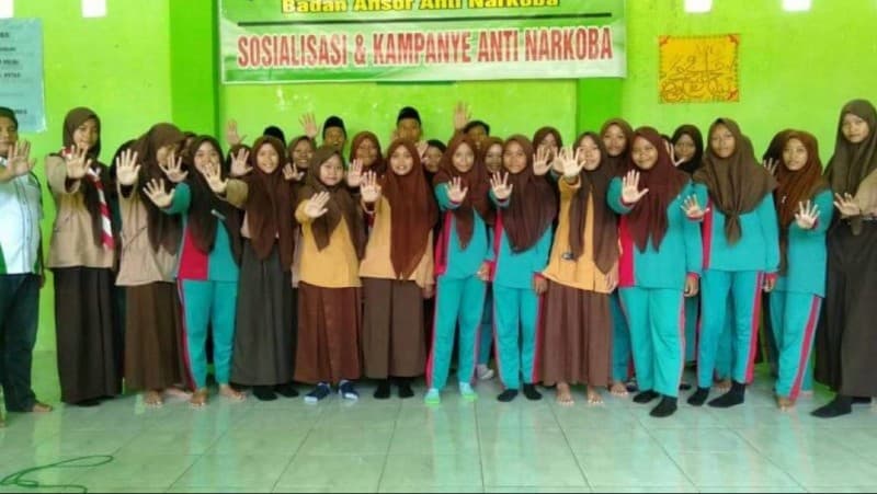 Baanar Jombang Kampanyekan Pelajar Anti Narkoba