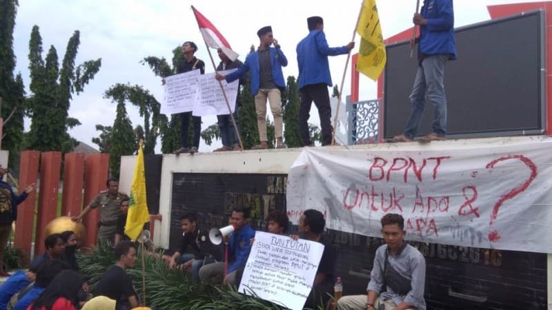 Polemik BPNT Tak Kunjung Usai, PMII Turun Jalan