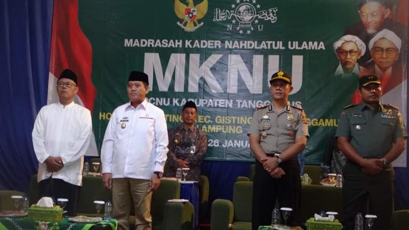 Wakil Bupati Tanggamus Ingatkan Kader Tata Niat Bersih Khidmah di NU