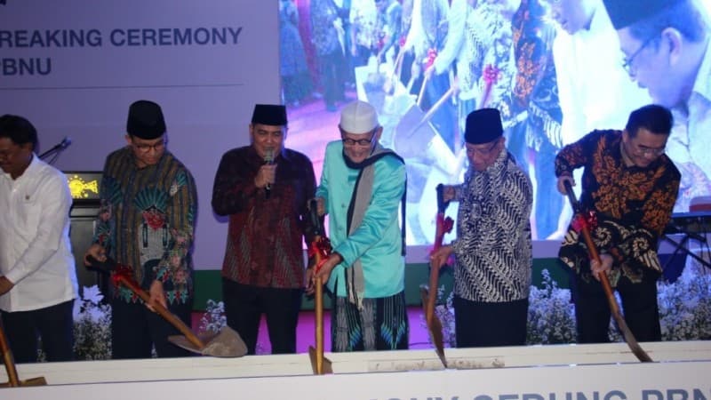 Peletakan Batu Pertama Tandai Perluasan dan Peningkatan Gedung PBNU
