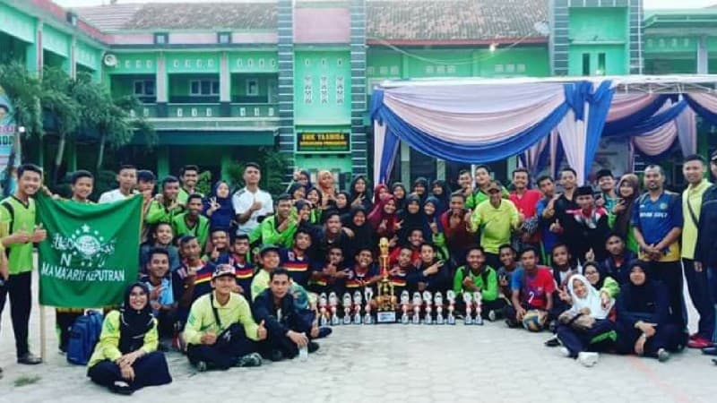 Keempat Kalinya, MA Ma’arif NU Keputran Juara Umum Porsema Pringsewu