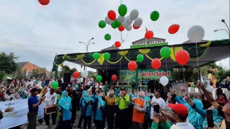 Lepas Jalan Sehat Nahdliyin, Wali Kota Pekalongan Berpesan Waspadai Upaya Memecah NU