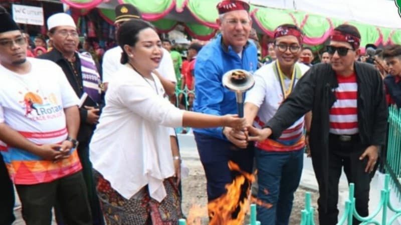 GP Ansor Pamekasan Apresiasi Penyulutan Api Perdamaian Dunia