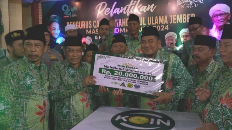 Koin Muktamar NU Jember Diluncurkan, Rp31 juta Terkumpul