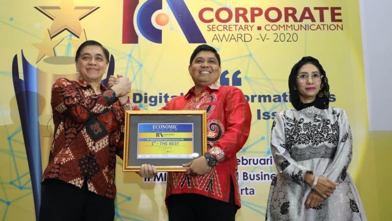 Telkom Dinobatkan sebagai Corporate of The Year 2020