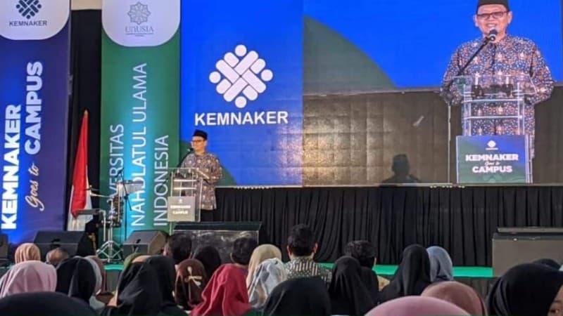 Di Hadapan Menaker, Rektor Unusia Utarakan Keinginan Para Kiai