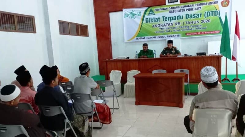 Peserta Diklat Terpadu Dasar Ansor di Aceh Dibekali Wawasan Kebangsaan